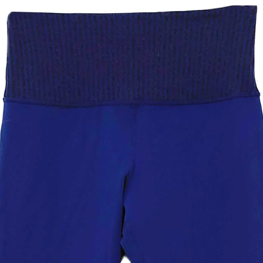 Lululemon Wunder Under High Rise Limitless Blue Slope Stripe Limitless Black